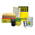 Mann Oil Air Paper Cabin Fuel Filter Service Kit for Audi A4 Cabriolet (2002–2009)