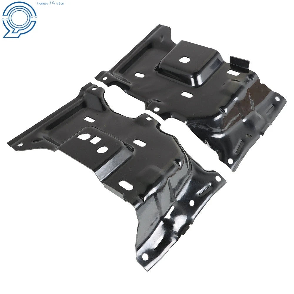 Set of 2 Front Bumper Brackets for Ford F-150 (2015-2017) Black