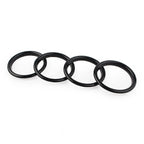 4 x Air Vent Cover Rings for Audi A3 S3 (2012-2019) - Black
