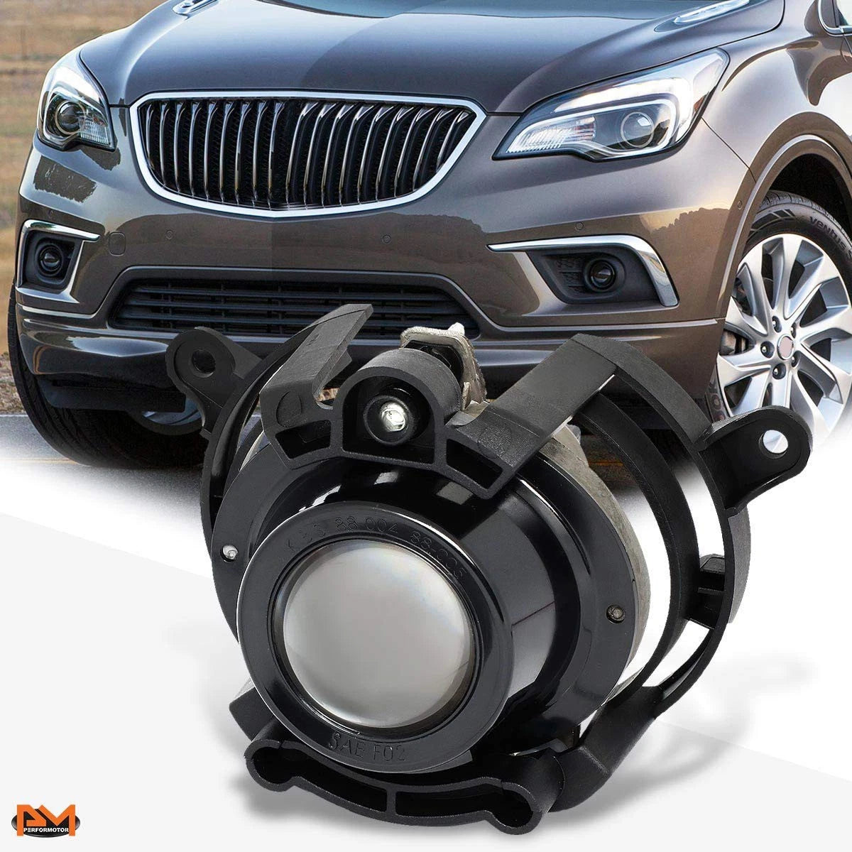 Set of 2 OE Style Projector Fog Lights for Chevy Malibu/Buick Envision (2008–2017)