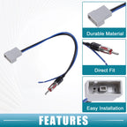 Stereo CD Player Radio Wiring Harness with Antenna Adapter for Nissan (2007–2020)