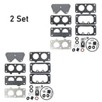 2X Carburetor Overhaul Kit for B&S 499812 699734 699735 792456 797890