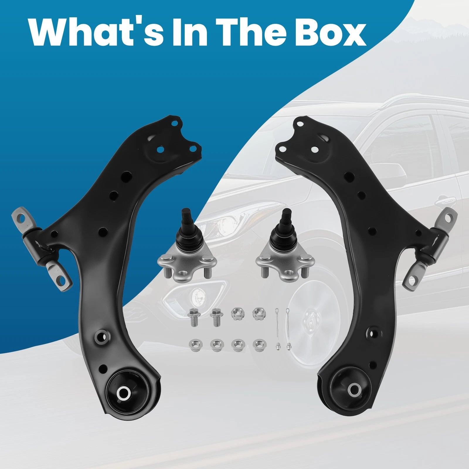 Suspension Kit Set of 2 Front Lower Control Arms for Avalon Camry ES250 ES350 (2018–2023)