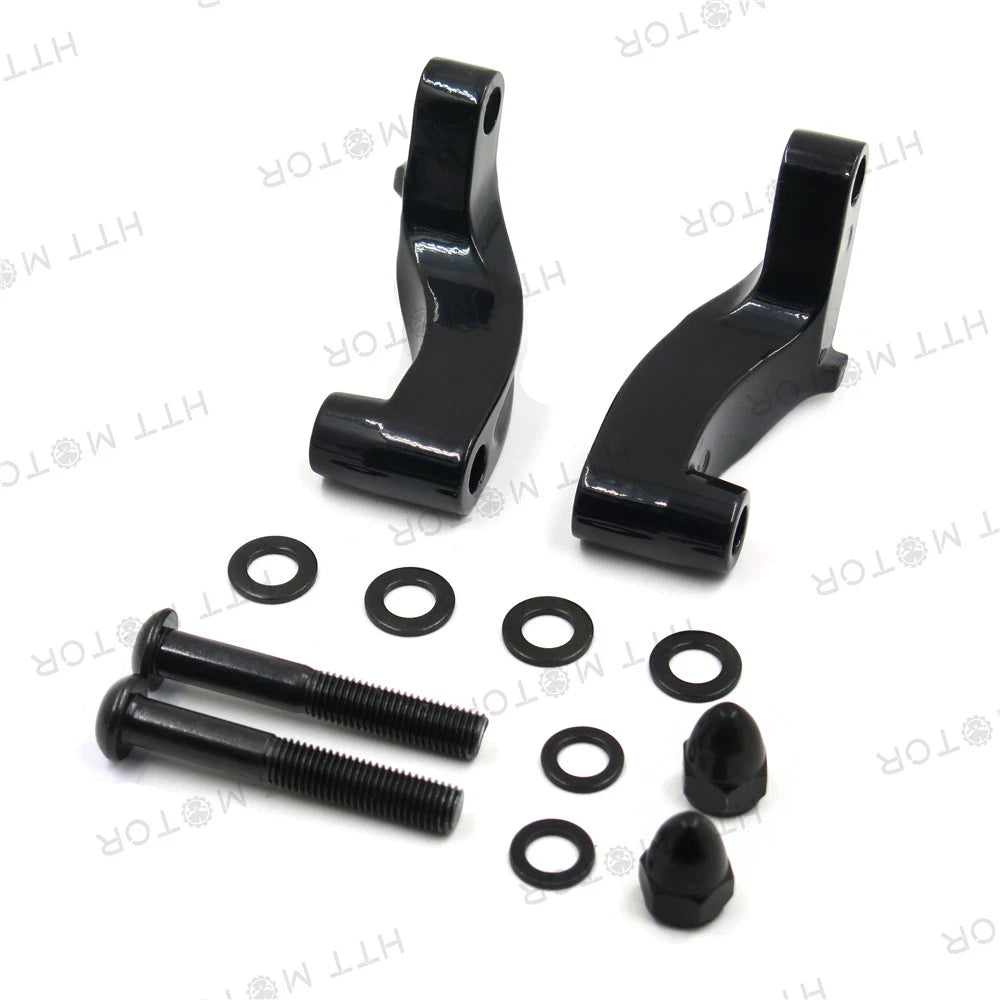 Mirrors Mount Adapter for Harley Fat Bob, Softail, Dyna, CVO, Low Rider
