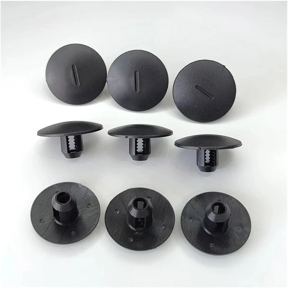 10 Pcs Striped Carpet Strap Clip Clamp for Renault