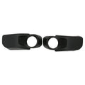 Set of 2 Front Bumper Fog Light Lamp Bezels for Jeep Wrangler (2013–2017)