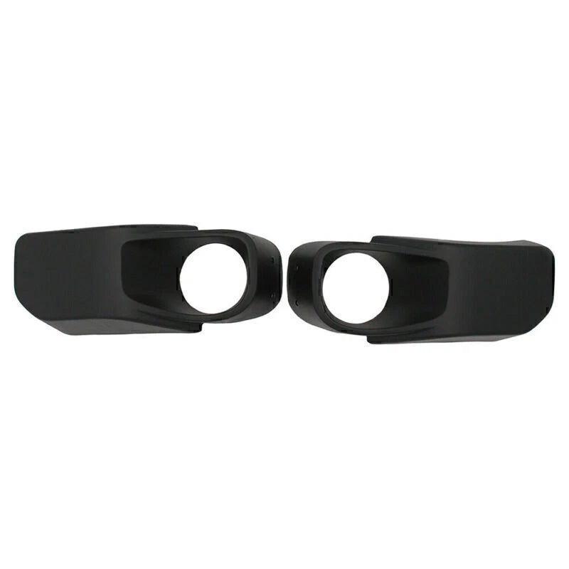 Set of 2 Front Bumper Fog Light Lamp Bezels for Jeep Wrangler (2013–2017)