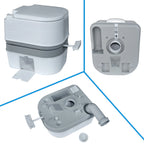 Portable Toilet for Camping and Travel (24L, 6 Gallon)