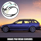 2X Front Brake Pad Wear Sensor 34356777649 34356789440 for BMW 335i (2007–2013)