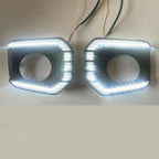LED DRL Turn Signal Fog Light Bezel for Toyota Tacoma (2016-2023)