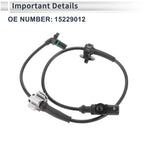 ABS Wheel Speed Sensor for Chevrolet Avalanche (2007–2013) 1 Pc Front Left/Right