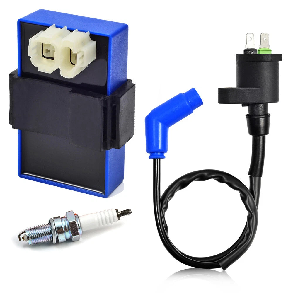 Ignition Coil CDI Spark Plug & Cap for Honda FourTrax 300 TRX300 (1990–1993)