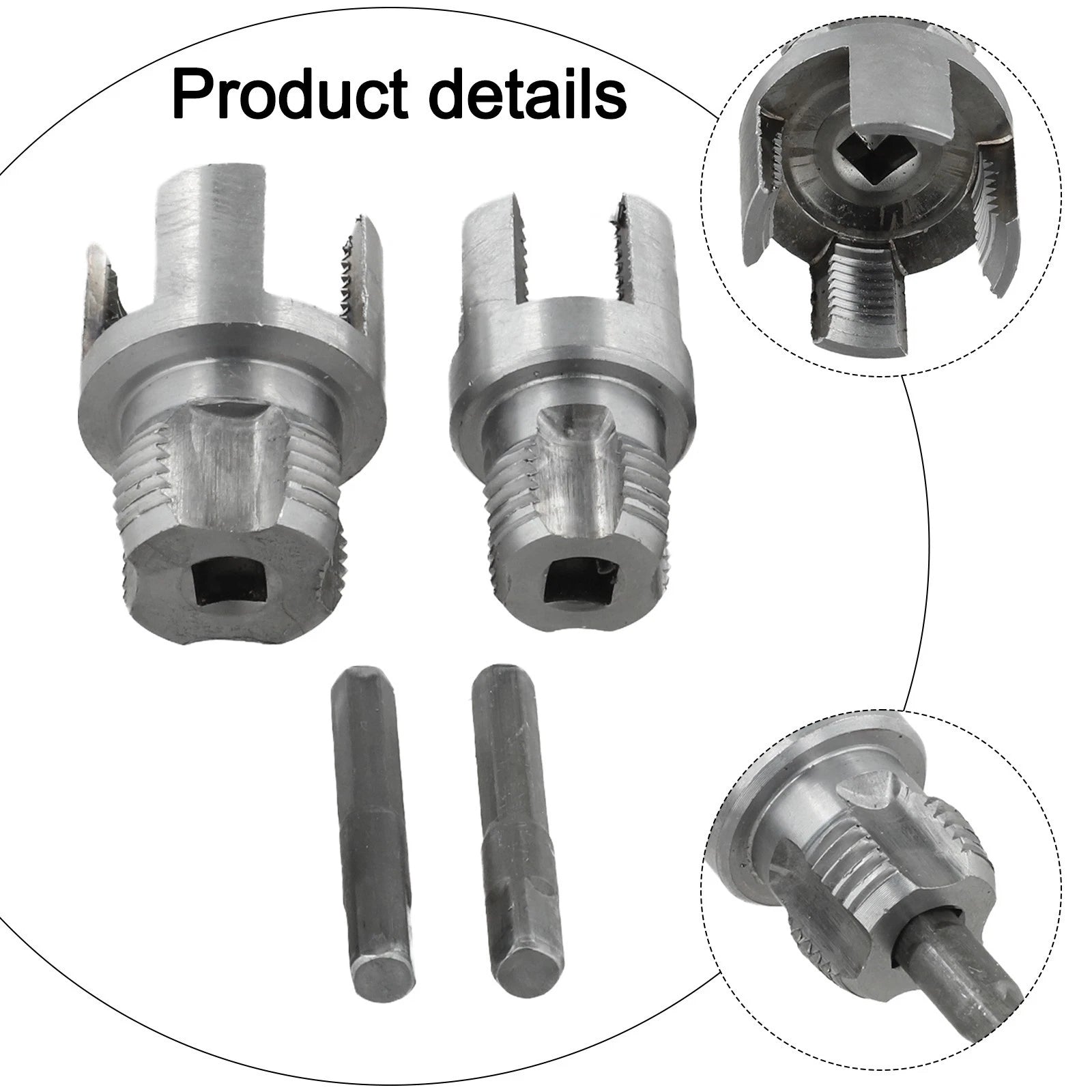 2PC Dual Function Pipe Threading Tool for Internal and External Threading Tasks
