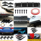 Bumper Diffuser Spoiler Lip Wing Splitter for AUXIO Shark 5-Fin