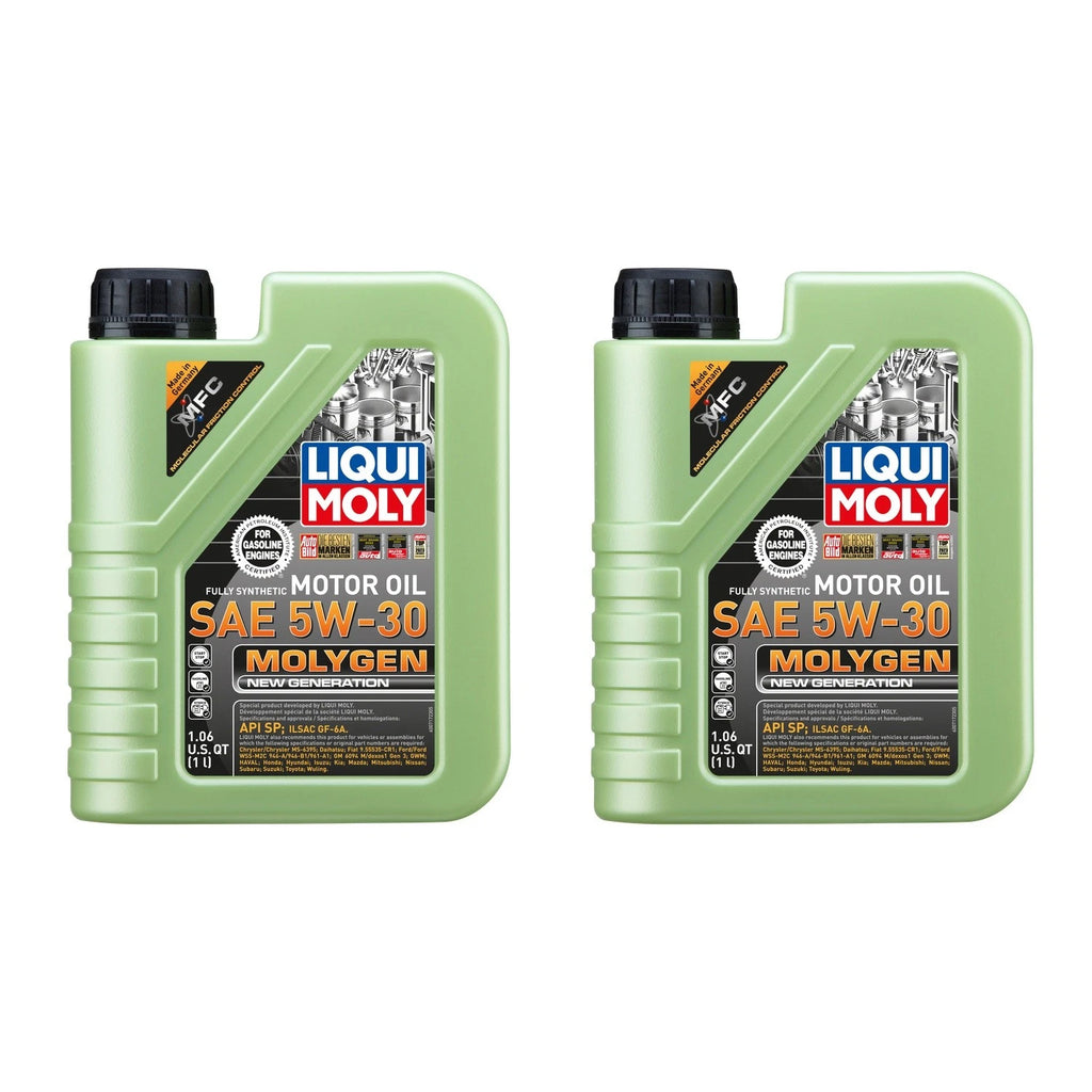 2X 1L Liqui Moly Molygen 5W-30 Engine Motor Oil for
