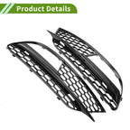 1 Pair Fog Light Grill for Audi A5 (2013–2016) No. 8T0807681H/8T0807682H