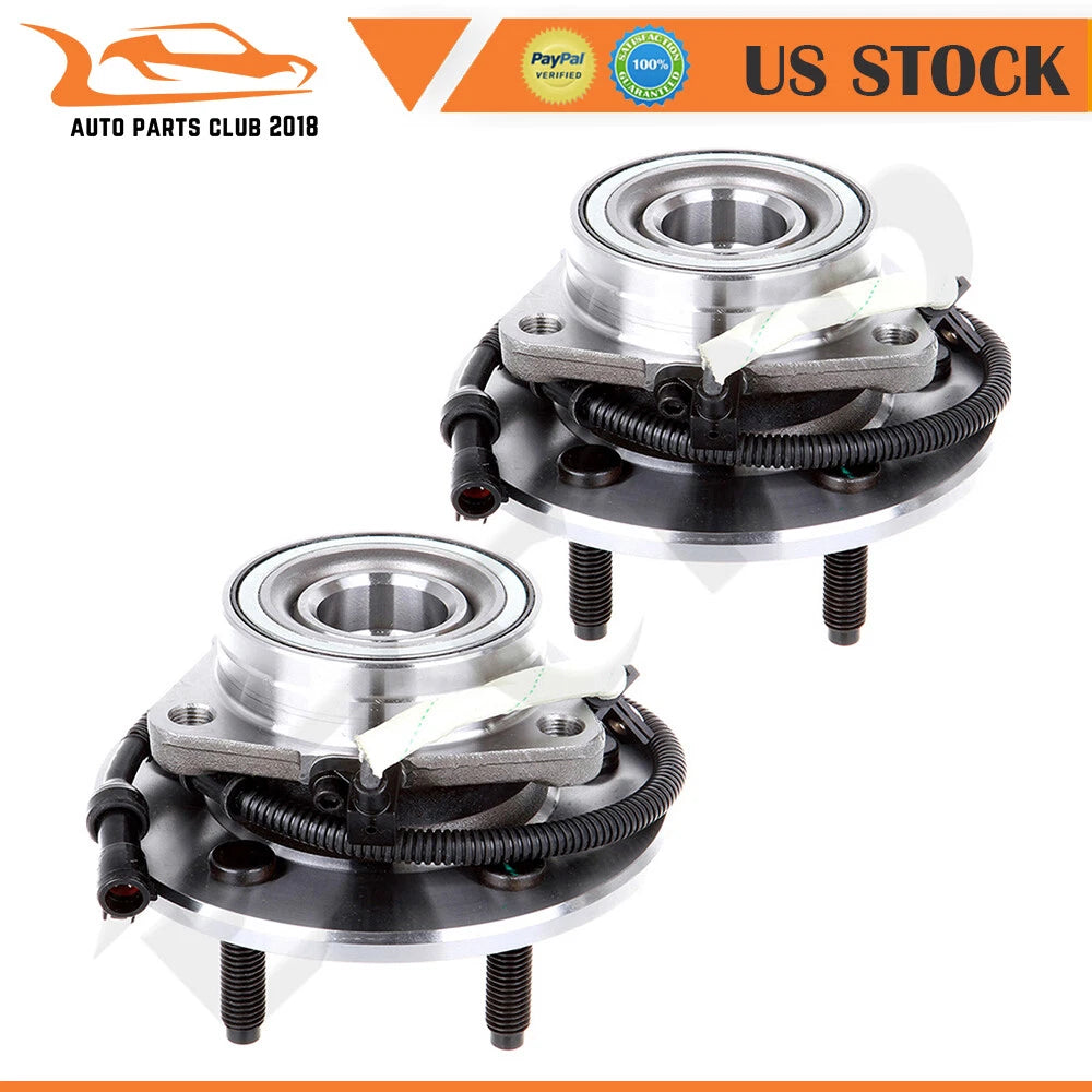 2 Front Wheel Hub Bearings for Ford F-150 (2000–2003) 4WD