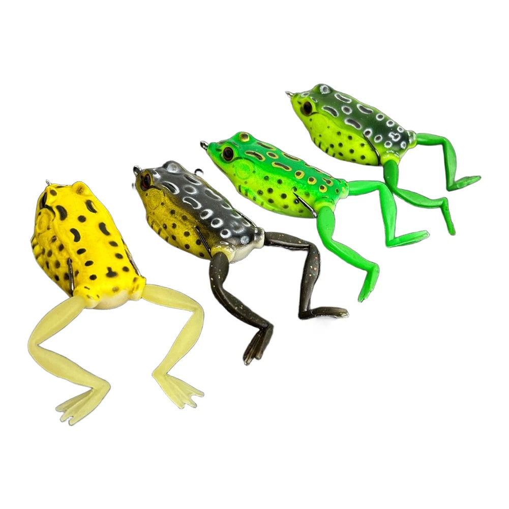 5.5cm Frog Lure with Glow in the Dark Legs Topwater Bait