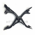 Black Custom Brake Clutch Flame Lever Set for Kawasaki Vulcan 1500 1600 (1987–2009)