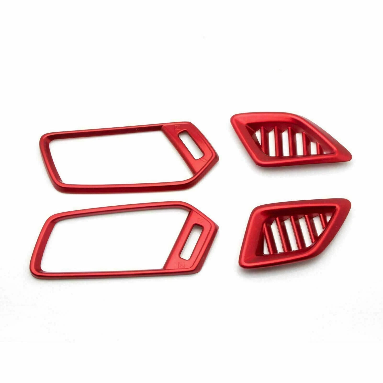 Interior Dashboard Air Vent AC Outlet Covers Trim Red for Honda Accord (2018-2022)