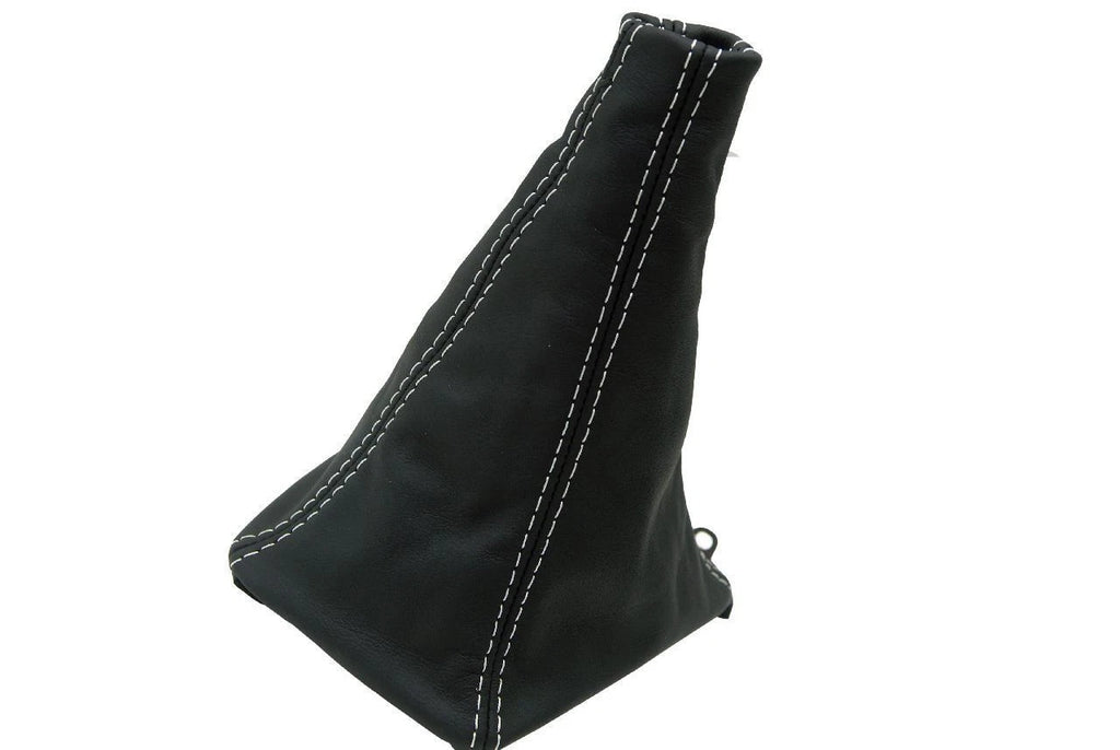 Manual Shift Boot for Toyota Supra (1986–1992) - Leather Synthetic, White Stitch