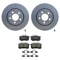 Brake Pad Kit & Rear Rotor for Volkswagen Golf, Jetta, TT Quattro (2000–2023)