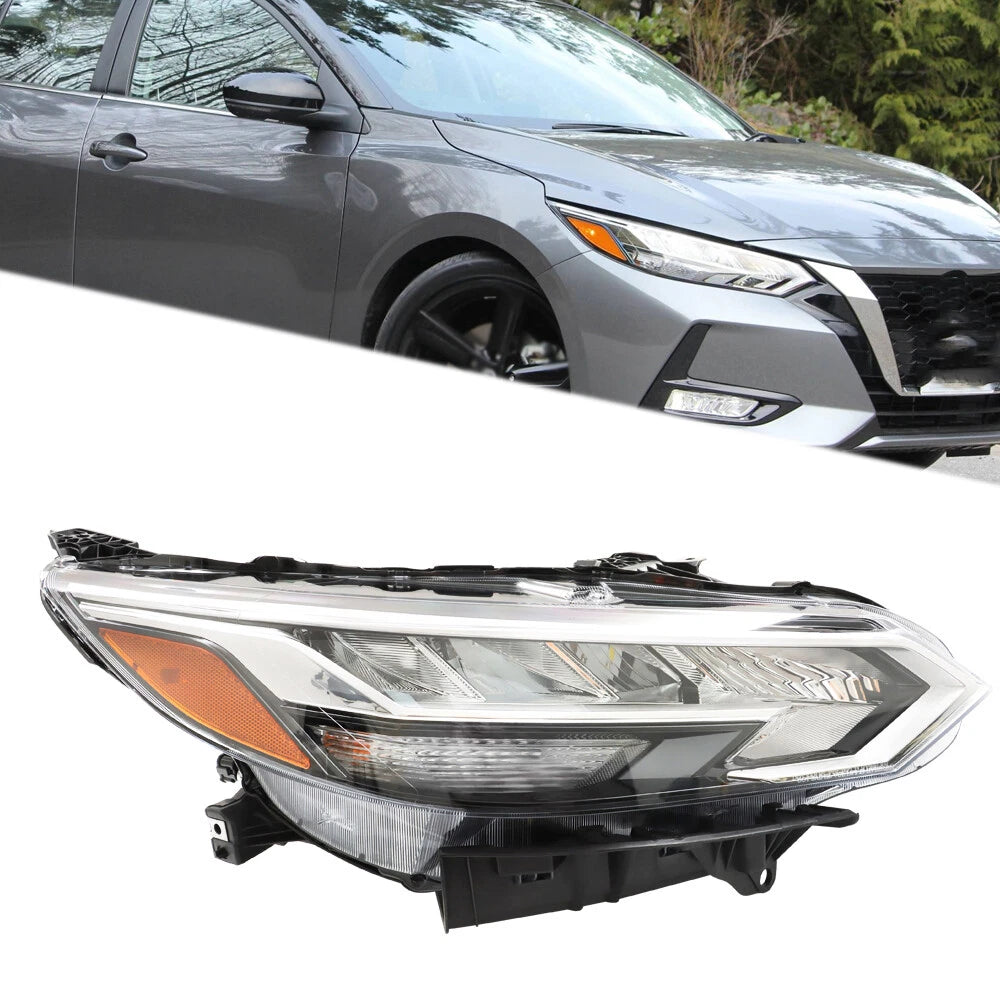 LED Headlight for Nissan Sentra SR (2020â2022) Right Side Chrome
