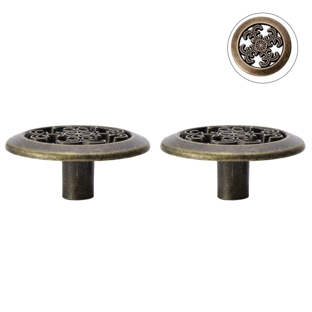 Set of 10 Zinc Alloy Pull Knobs for Cabinet Drawer Dresser (Universal)