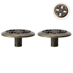 Set of 10 Zinc Alloy Pull Knobs for Cabinet Drawer Dresser (Universal)