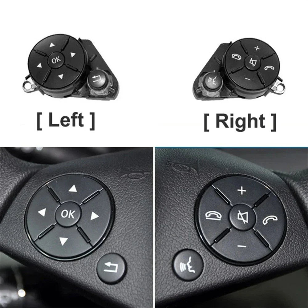 Steering Wheel Switch Buttons for Mercedes W204 W212 W207 (2007-2015)