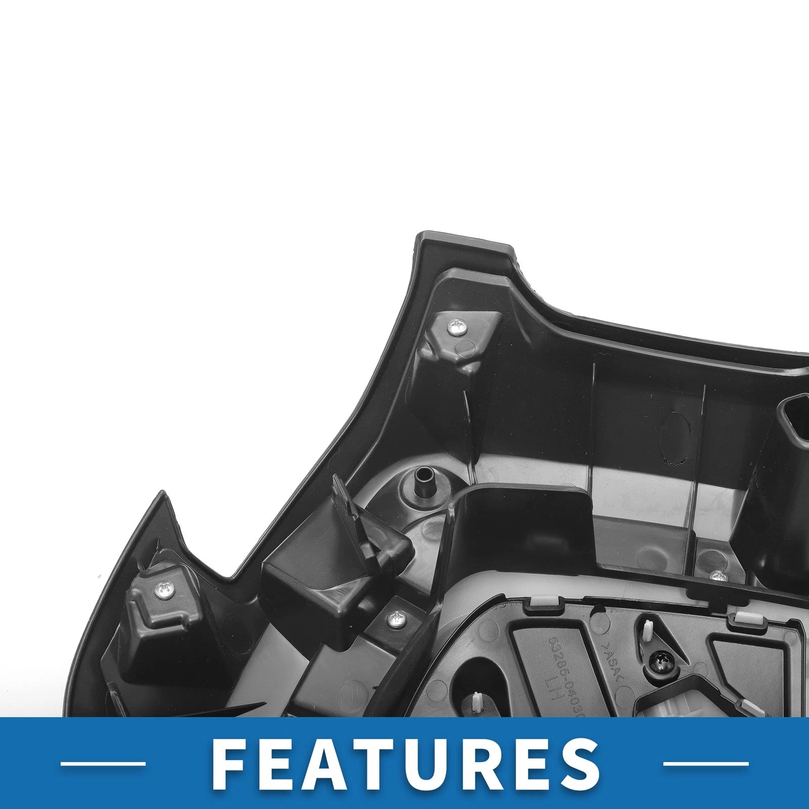 Front Hood Bumper Grille for Toyota Tacoma (2021–2023) Black Deep Gray