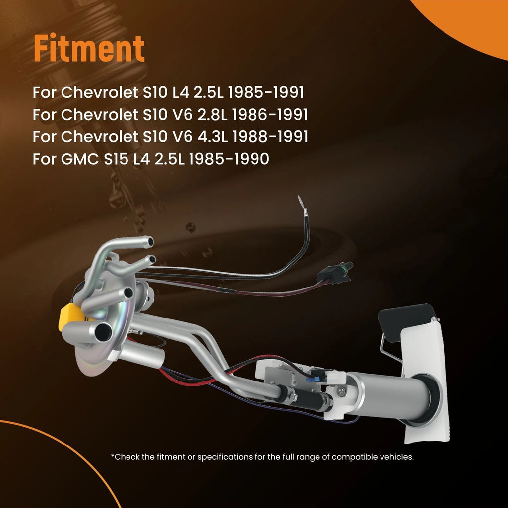 Fuel Tank Sending Unit for Chevrolet S10 GMC S15 Sonoma (1985–1991) 2.5L 2.8L 4.3L