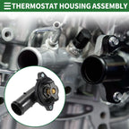 Engine Coolant Thermostat Housing Assembly for Chrysler 300, Dodge Challenger 