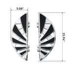 Chrome Driver Floorboards Mount Bracket for Harley Touring Road Glide (14-24)