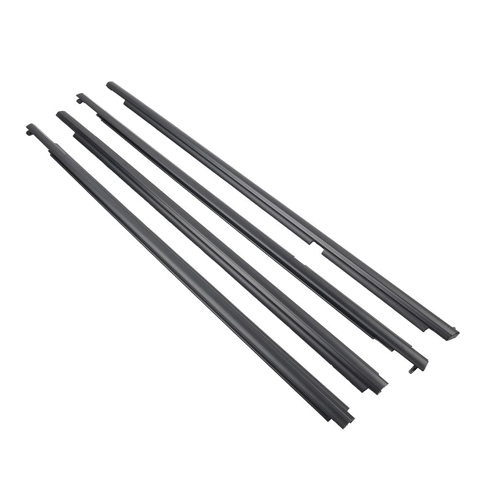 Set of 4 Outer Door Belt Moulding for Toyota Land Cruiser 200 (2008–2015) Black