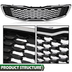 Front Bumper Upper Grille for Kia Forte5 Hatchback (2017–2018)