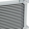 10-AN Oil Cooler for Racing Engine/Transmission (19 Row, Silver Aluminum)