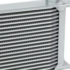 10-AN Oil Cooler for Racing Engine/Transmission (19 Row, Silver Aluminum)