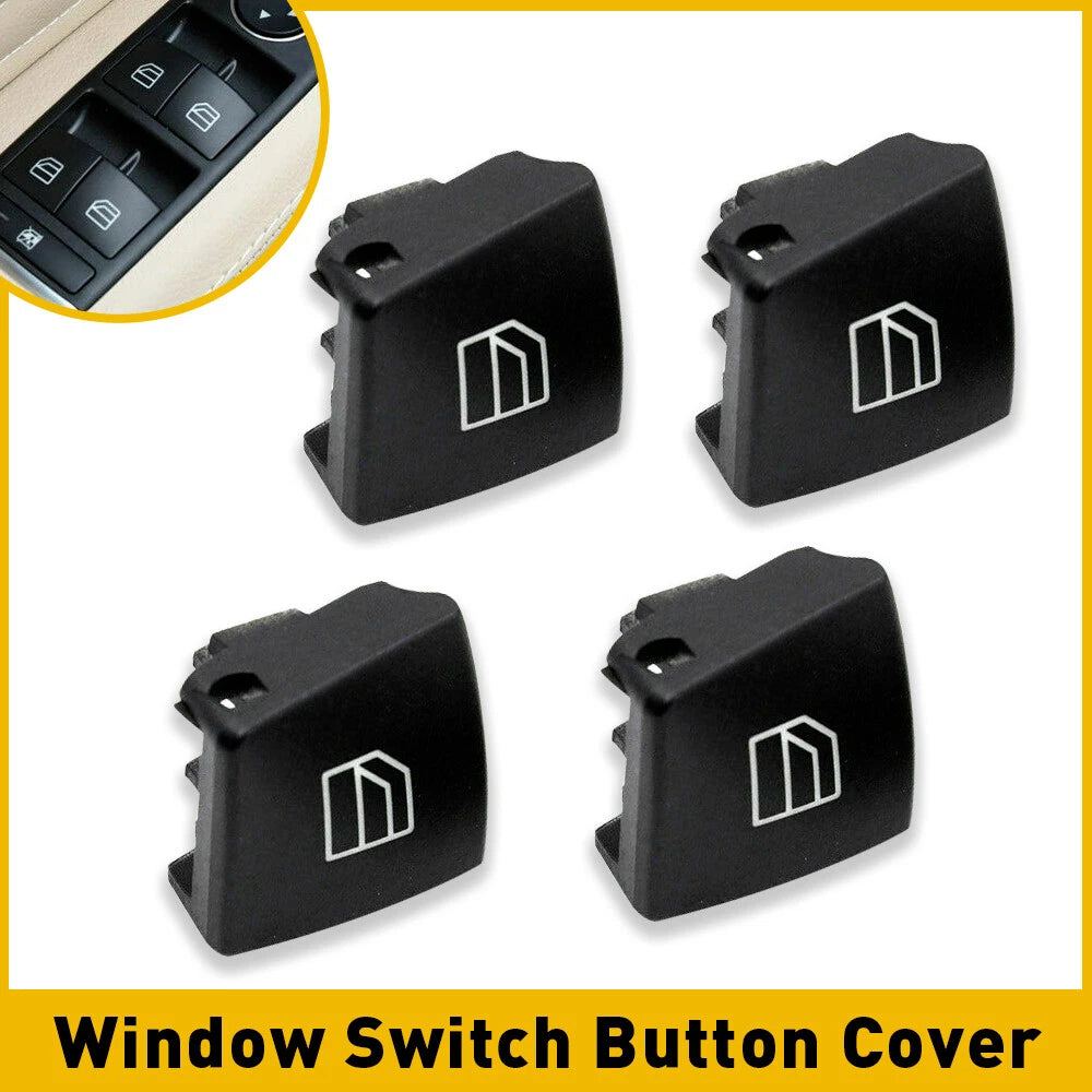 Door Lock Unlock Switch Button Cover Trim for Mercedes Benz W212 W204 (2010–2016)