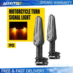 2X Smoke Flush Mount LED Turn Signal Light Blinker for Yamaha YZF R1 R6 (2000–2023)