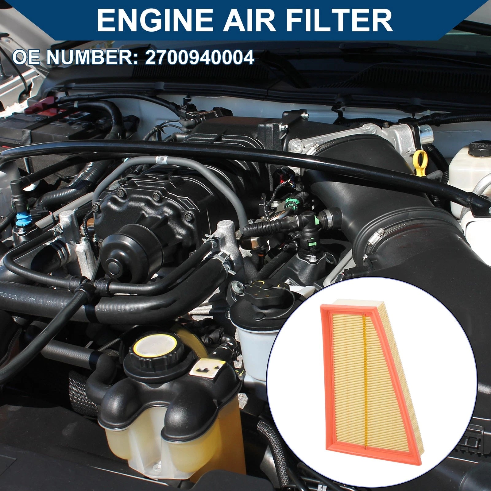 Engine Air Filter No. 2700940004 for Mercedes-Benz GLA250 (2015–2020)