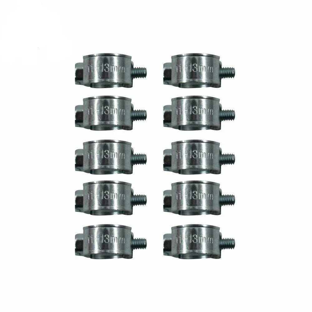 30 Pcs 1/4" Fuel Injection Gas Line Hose Clamps for (US)