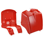 Set of 2 Front Cover Red Covers for Honda NPS50 Ruckus (2003–2023) 64300-GEZ-000ZJ 81130-GEZ-010ZF