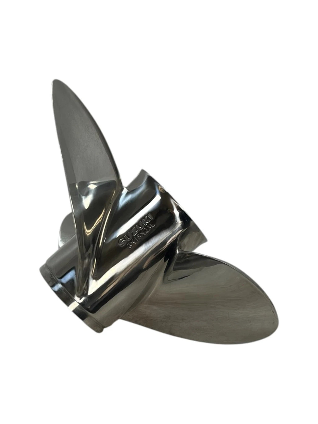 3 x 16 x 23L LH Stainless Steel Watergrip Hub Propeller for Suzuki Marine