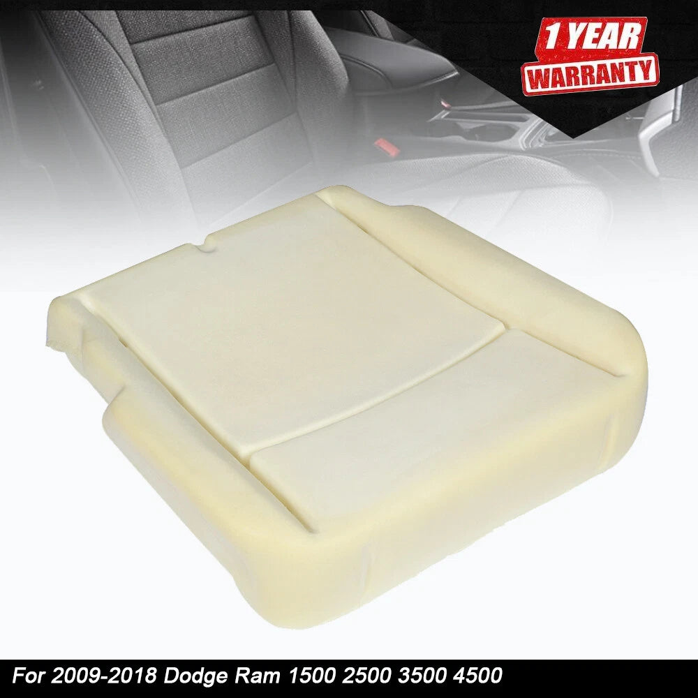 Driver Side Bottom Seat Foam Cushion for Dodge Ram 1500 2500 3500 4500 (2009–2018)