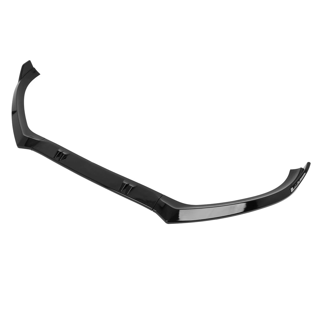 Front Bumper Lip Spoiler for Audi A4 Quattro (2013-2016) - Glossy Black