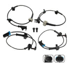 Set of 4 ABS Wheel Speed Sensors for Chevy Silverado, GMC Sierra 1500