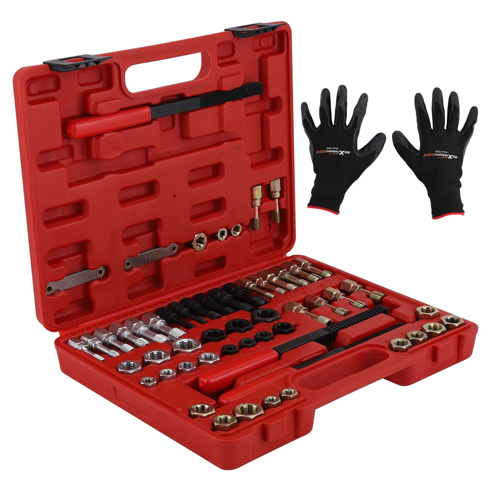 56pcs Thread Restorer Kit for Unc Unf & Metric Threads