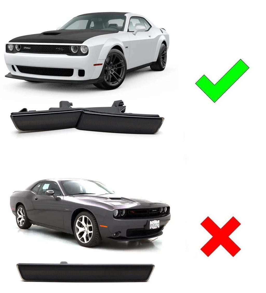 Smoked LED Side Marker Lights for Dodge Challenger SRT Widebody (2018–2022)
