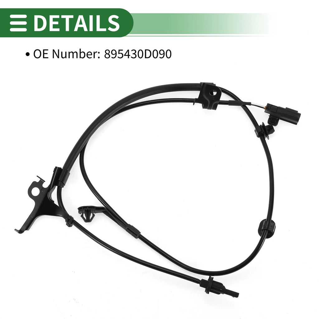 ABS Wheel Speed Sensor No. 895430D090 for Toyota Yaris (FWD)